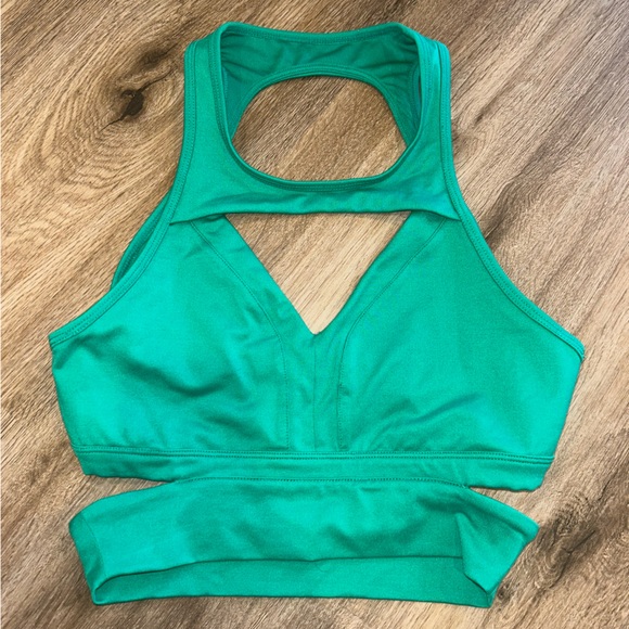 ALO emerald green top - Picture 3 of 4